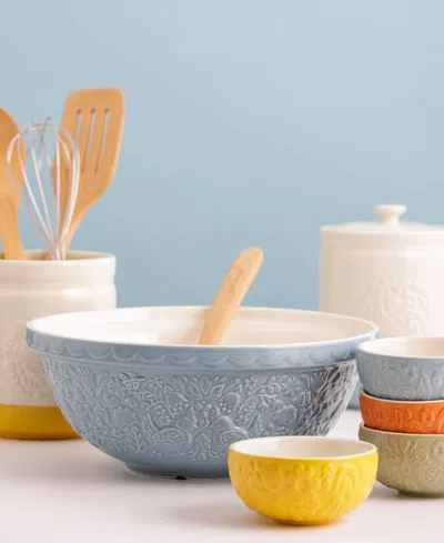 Mason Cash Home To Roost Mixing Bowl 11in In Blue