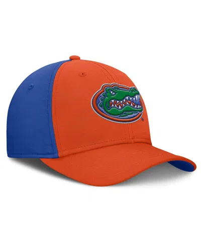 Jordan Men's Orange/royal Florida Gators 2025 Sideline Rise Local Performance Flex Hat In Orange