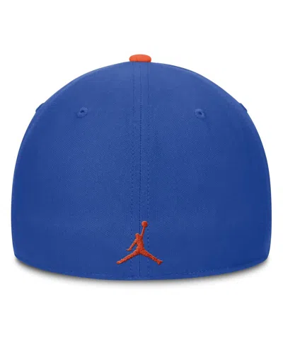 Jordan Men's Orange/royal Florida Gators 2025 Sideline Rise Local Performance Flex Hat In Orange