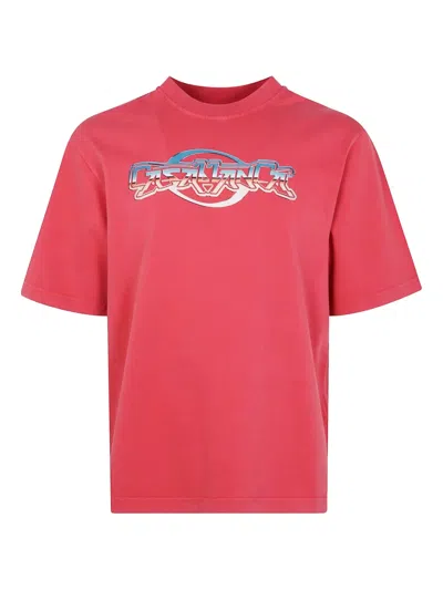 Casablanca Vince Satin Trousers In Red