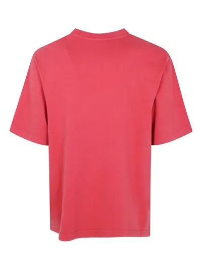 Casablanca Vince Satin Trousers In Red