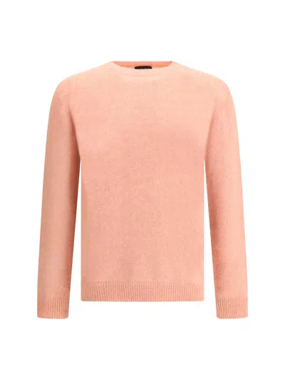 Roberto Collina Merino Wool Sweater In Pink