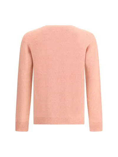 Roberto Collina Merino Wool Sweater In Pink