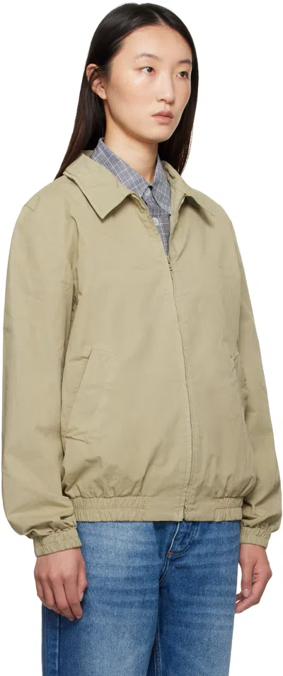 A.p.c. Khaki Gilbert Jacket In Neutral