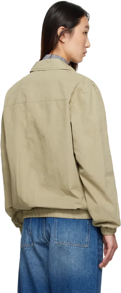 A.p.c. Khaki Gilbert Jacket In Neutral