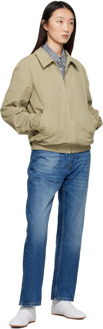 A.p.c. Khaki Gilbert Jacket In Neutral