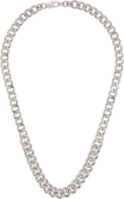 A.p.c. Minimal Maxi Necklace In Metallic
