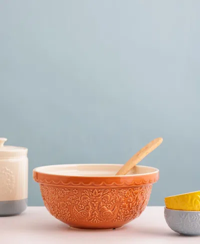 Mason Cash Home To Roost Mixing Bowl 9.75 In Orange