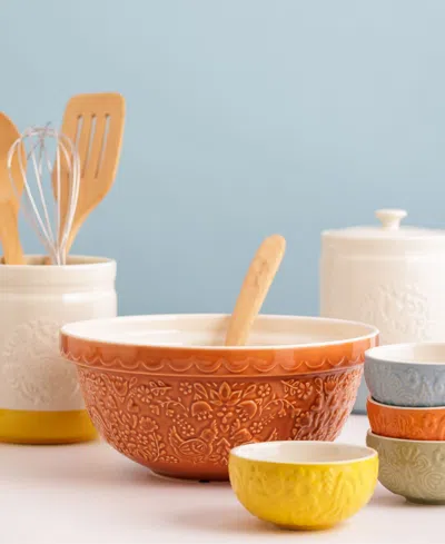 Mason Cash Home To Roost Mixing Bowl 9.75 In Orange