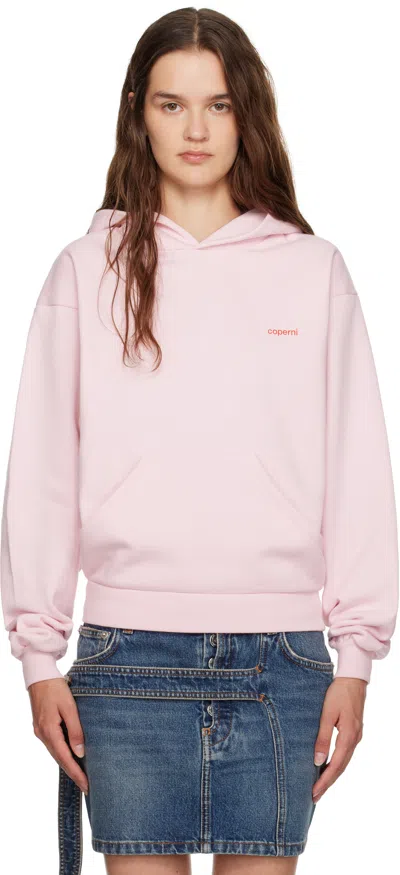 Coperni Hoodie With Logo In Pink