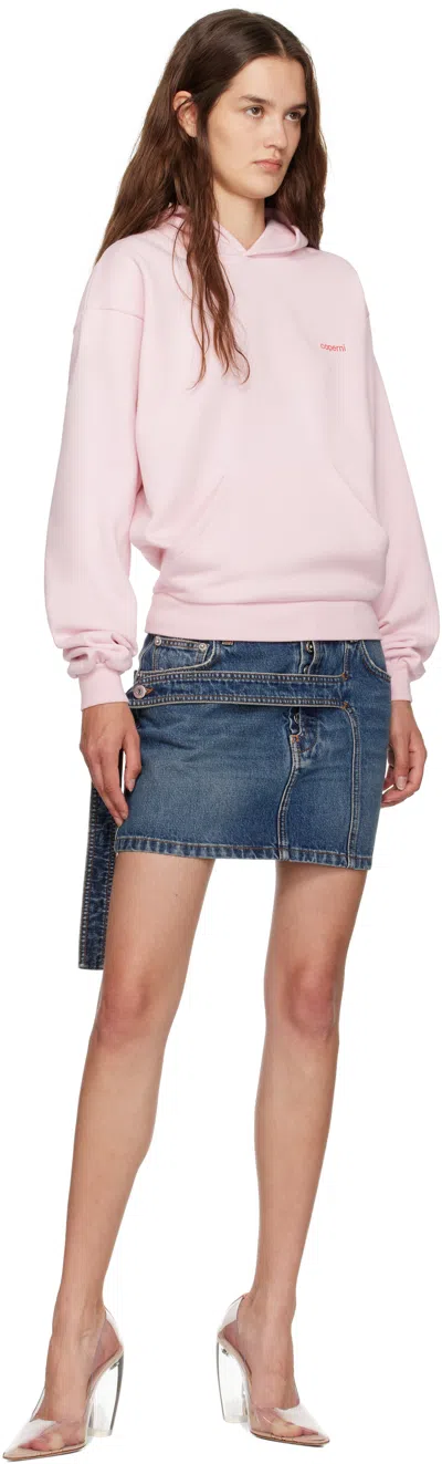 Coperni Hoodie With Logo In Pink