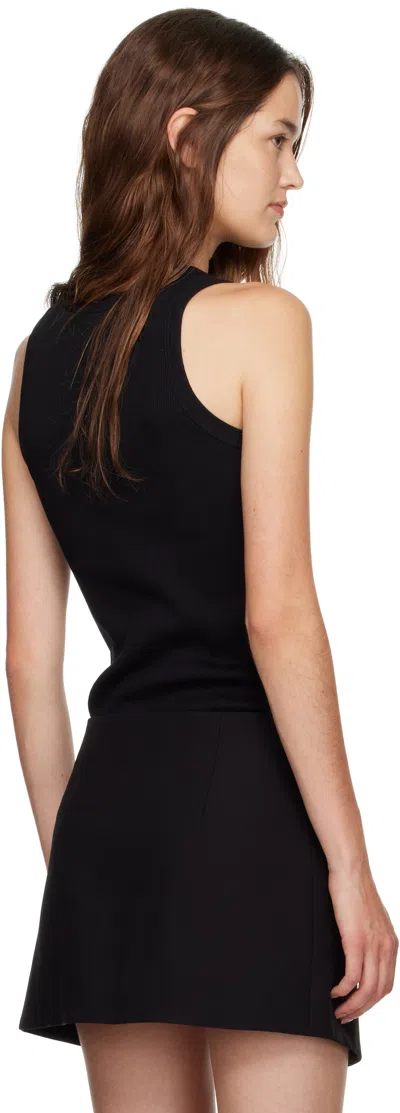 Coperni Back Scoop Neck Sleeveless Top In Black