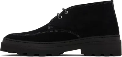 Apc Black Clem 2.0 Desert Boots In Black