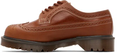 Dr. Martens Tan 3989 Brogue Derbys In Brown