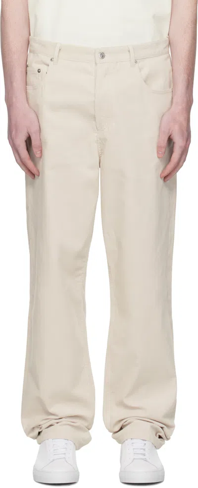 Apc Off-white Standard Trousers In Neutral