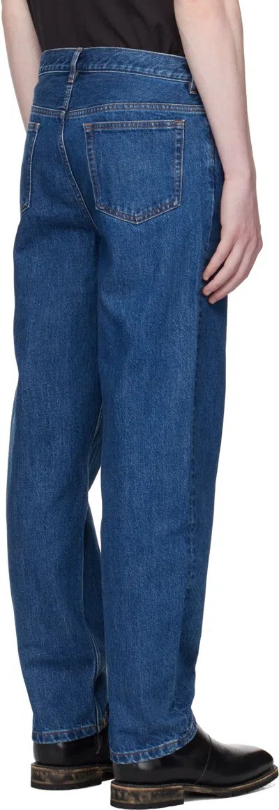 Apc A.p.c. Relaxed Jeans In Blue
