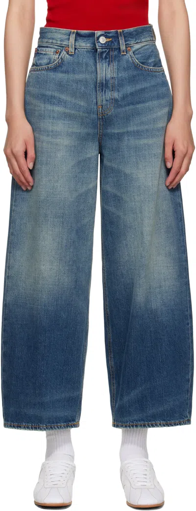 6397 Cropped Roomy Jean In Blue