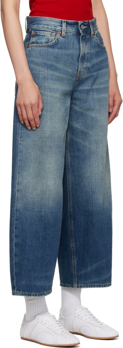 6397 Cropped Roomy Jean In Blue
