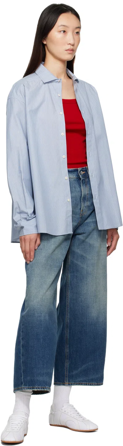 6397 Cropped Roomy Jean In Blue