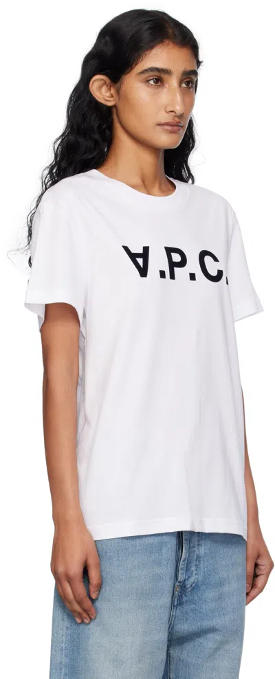 Apc A.p.c. Grand Vpc T-shirt Women In White