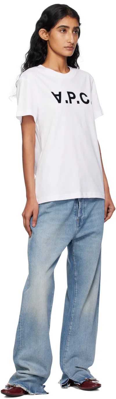 Apc A.p.c. Grand Vpc T-shirt Women In White