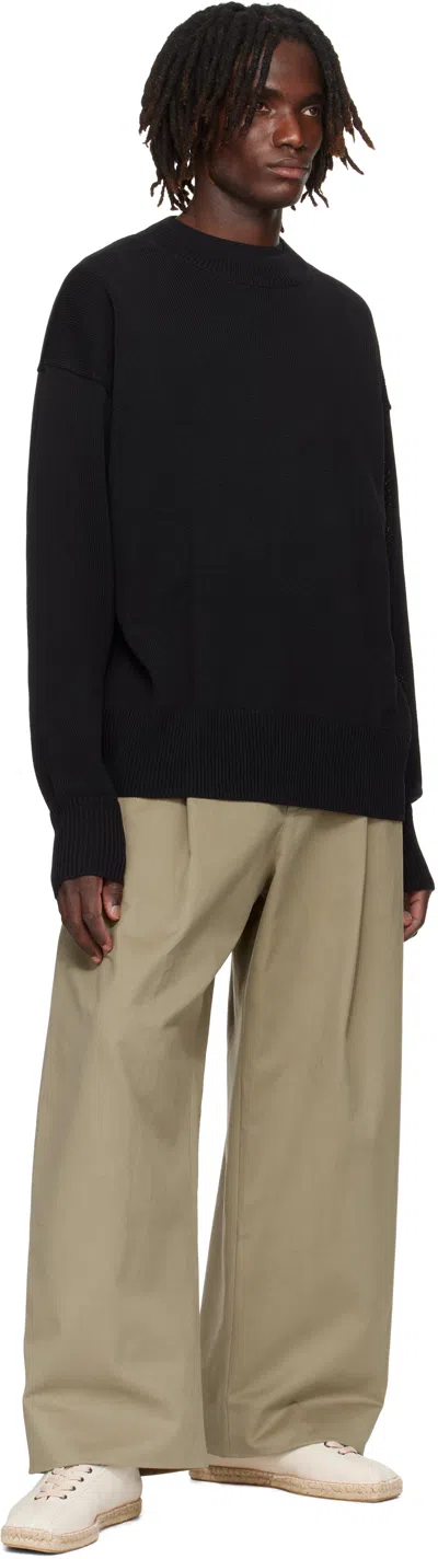 Studio Nicholson Pleat-detail Trousers In Brown