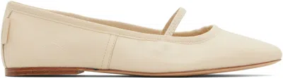 Apc Beige Swan Ballerina Flats In Neutral