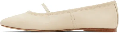 Apc Beige Swan Ballerina Flats In Neutral