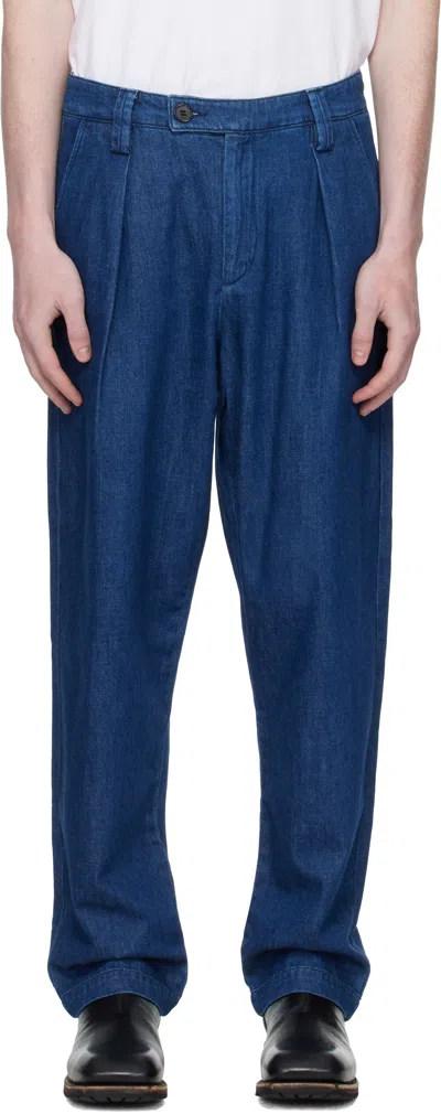 Apc A.p.c. "renato" Pants In Blue