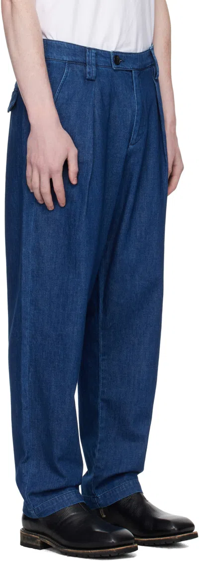 Apc A.p.c. "renato" Pants In Blue