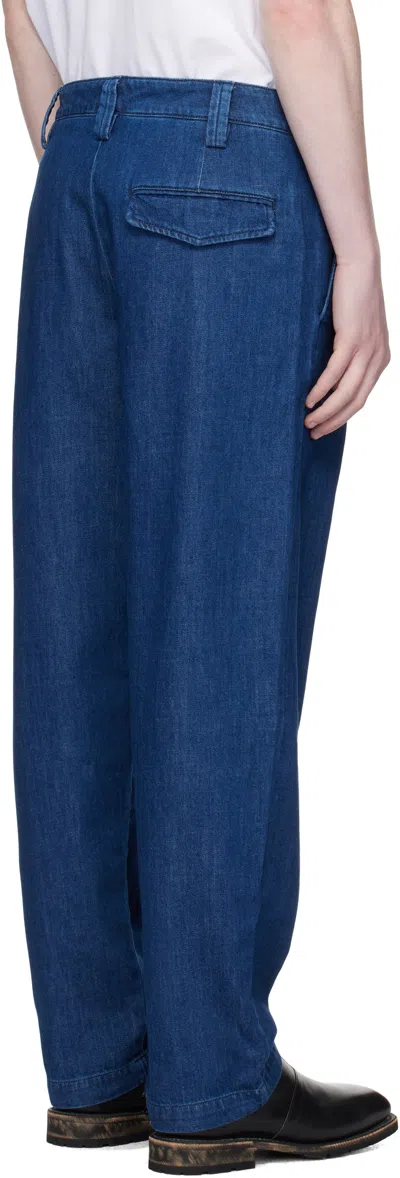 Apc A.p.c. "renato" Pants In Blue