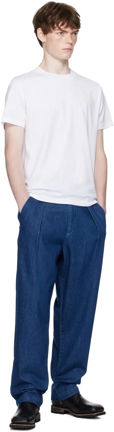 Apc A.p.c. "renato" Pants In Blue