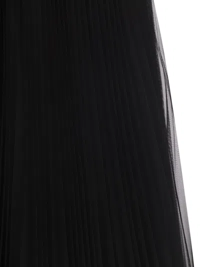 Fabiana Filippi Pleated Midi Skirt In Black