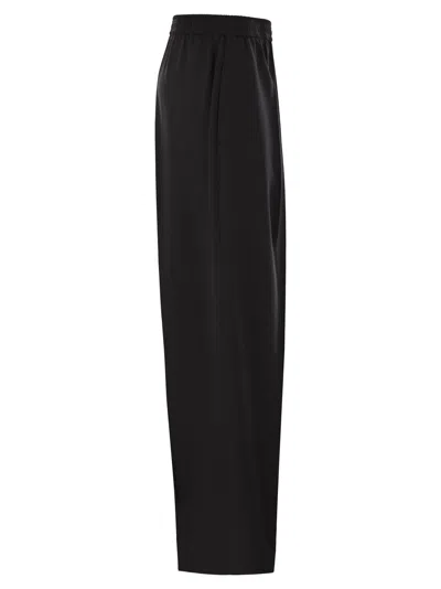 Fabiana Filippi Relaxed Fit Straight Trousers In Black