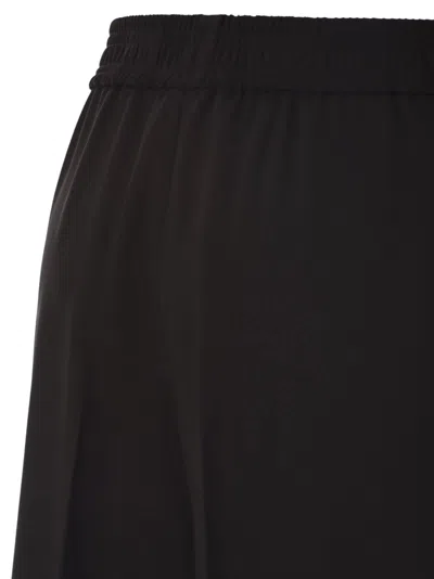 Fabiana Filippi Relaxed Fit Straight Trousers In Black