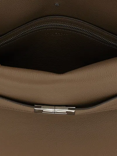 Tory Burch 'lee Radziwill' Large Shoulder Bag In Brown