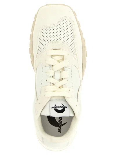 Marine Serre 'ms Rise' Sneakers In White