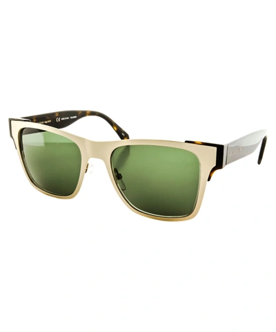 Alexander Mcqueen Unisex Am0011s Sunglasses' In Gold
