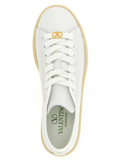 Valentino Garavani Valentino Royco Leather Sneaker In White