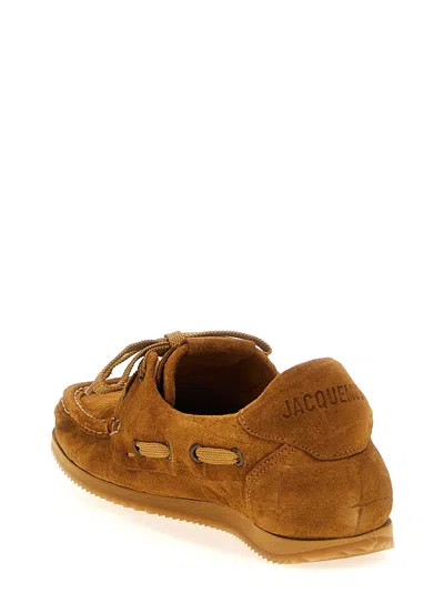 Jacquemus Les Batto Loafers In Brown