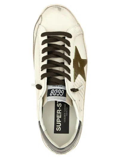 Golden Goose Iconic Star Emblem Sneakers With Contrast Heel Tab In Multi