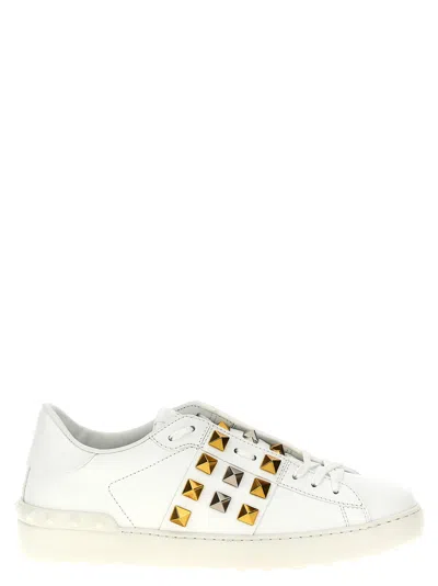 Valentino Garavani Rockstud Sneakers In White