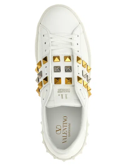 Valentino Garavani Rockstud Sneakers In White