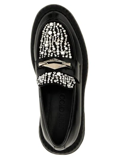 Jimmy Choo 'marlow Diamond' Loafers In Black