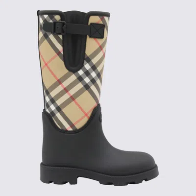 Burberry Giorgio Brato Giubbotto Con Cappuccio In Montone In Black