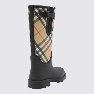 Burberry Giorgio Brato Giubbotto Con Cappuccio In Montone In Black