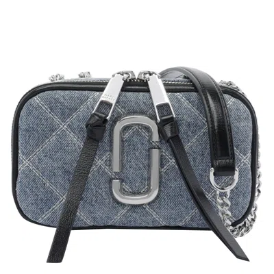 Marc Jacobs The Softshot Shoulder Bag In Blue Cotton In Blue
