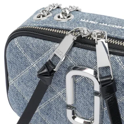 Marc Jacobs The Softshot Shoulder Bag In Blue Cotton In Blue