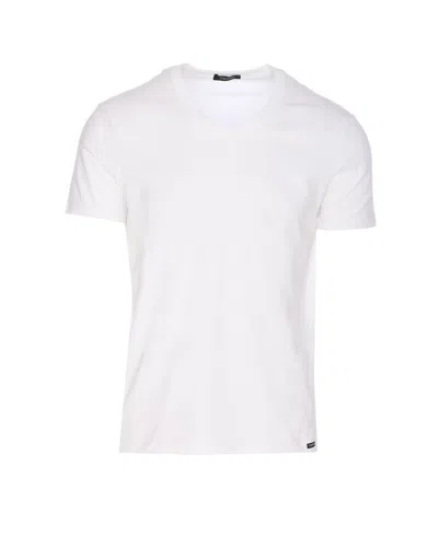 Tom Ford Logo-tag Jersey Underwear T-shirt Clothing In White