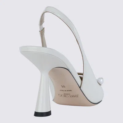 Jimmy Choo 85mm Pearl-embellished Slingback Pumps